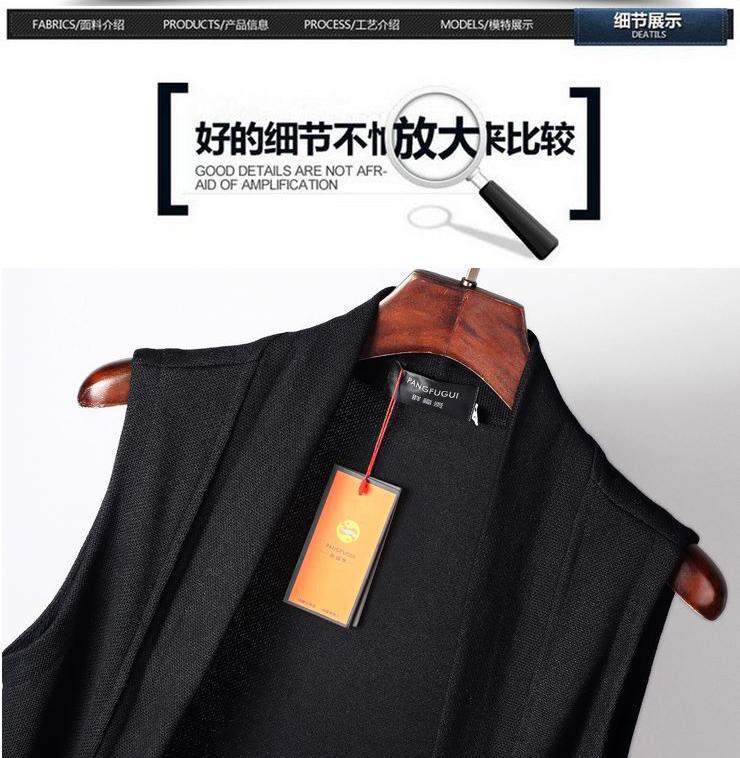 Mùa thu và mùa đông nam người béo cộng với béo thêm kích thước lớn vest vest vest vest không tay vest quá khổ cộng với nhung dày quần thể thao nam