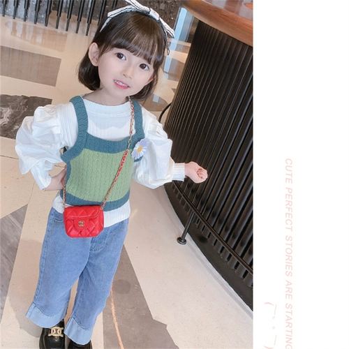 Брендовый жилет, короткая майка, футболка для девочек без рукавов, детская одежда, коллекция 2021