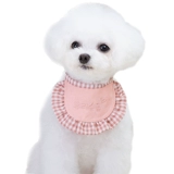 Хлопковый нагрудник, брендовый слюнявчик, милый шарф, аксессуар, с вышивкой