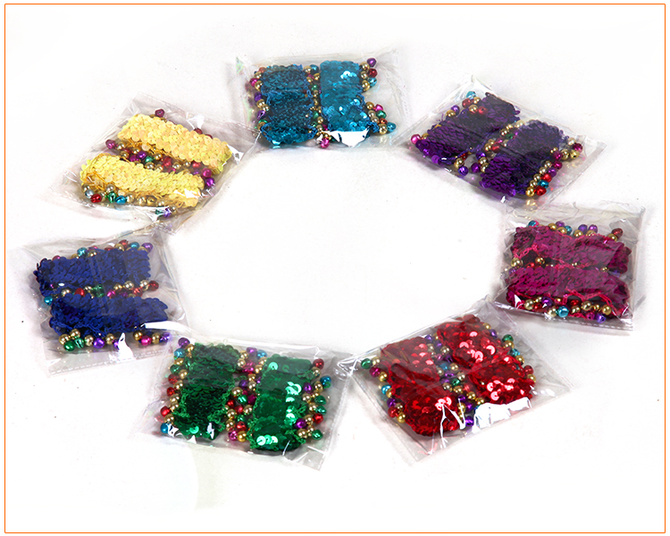 Counter phụ kiện múa bụng mới vòng đeo tay sequin trẻ em người lớn khiêu vũ thương hiệu đồng tiền vàng mới vòng tay trang sức múa Ấn Độ vòng gỗ huyết rồng