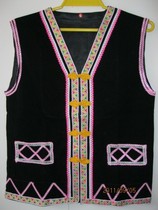  Ethnic minority Wa clothing Yi dance performance clothing Dai gourd silk stage performance mens horse clip