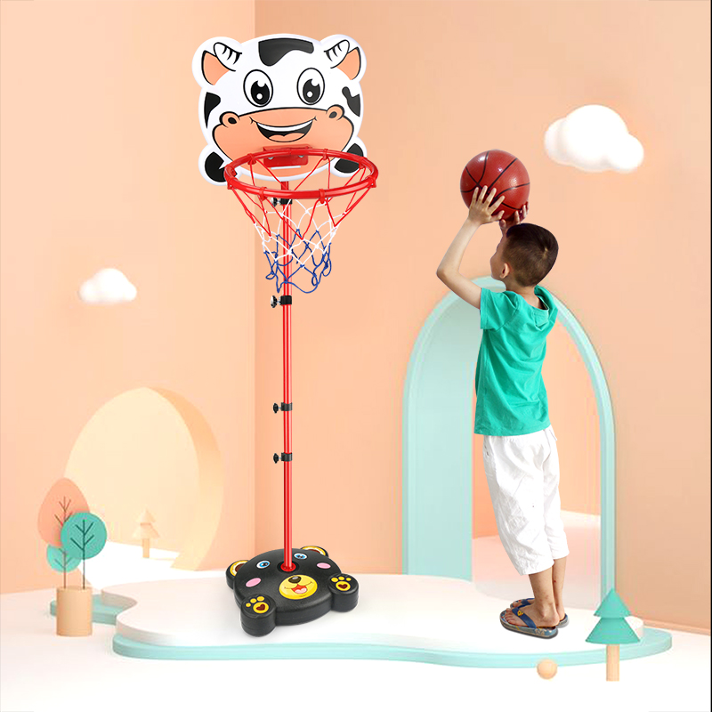 Children's outdoor basketball frame Toys can be lifted to basketball Box Indoor Ball-class Baby Boy 3 years 6-8