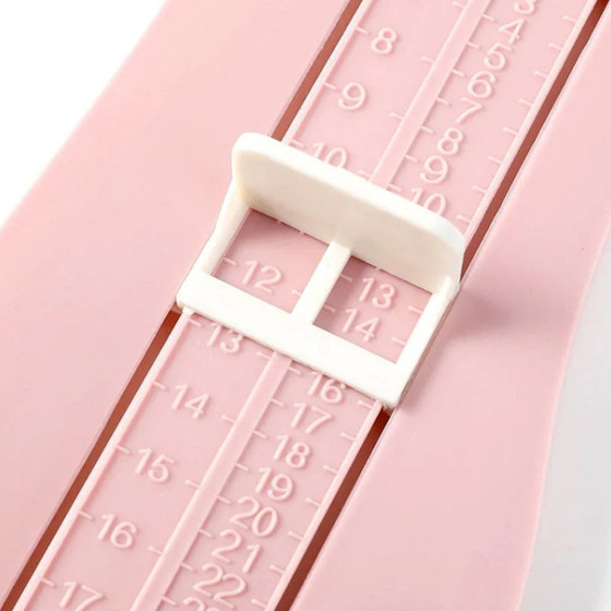 Foot measuring tool for children aged 0-6 years old, baby foot length measuring instrument, foot measuring ruler, scale ruler, baby size selection ruler