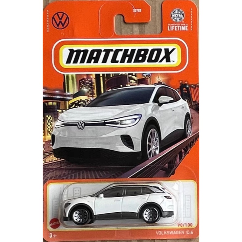 Matchbox Volkswagen Id4 Sports Car White Volkswagen Id 4 90 24g/