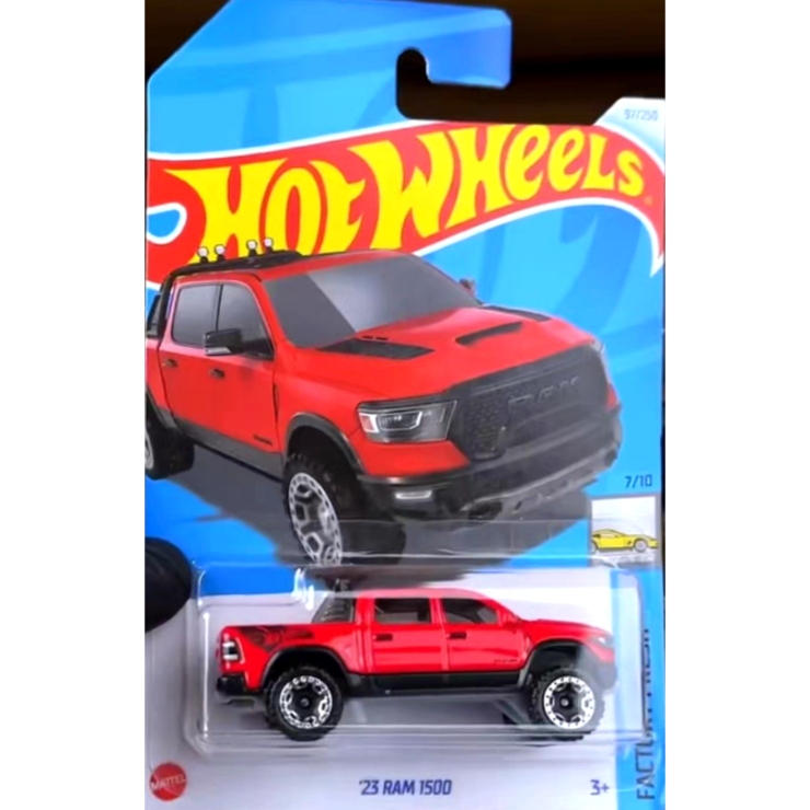 Hotwheels Dodge Ram 1500 Pickup Truck Red Ram 1500 97 24D