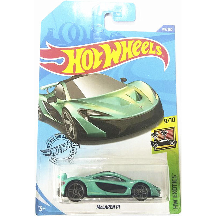 Hot Wheels Mclaren P1 Supercar Green Rare Mclaren P1 149/