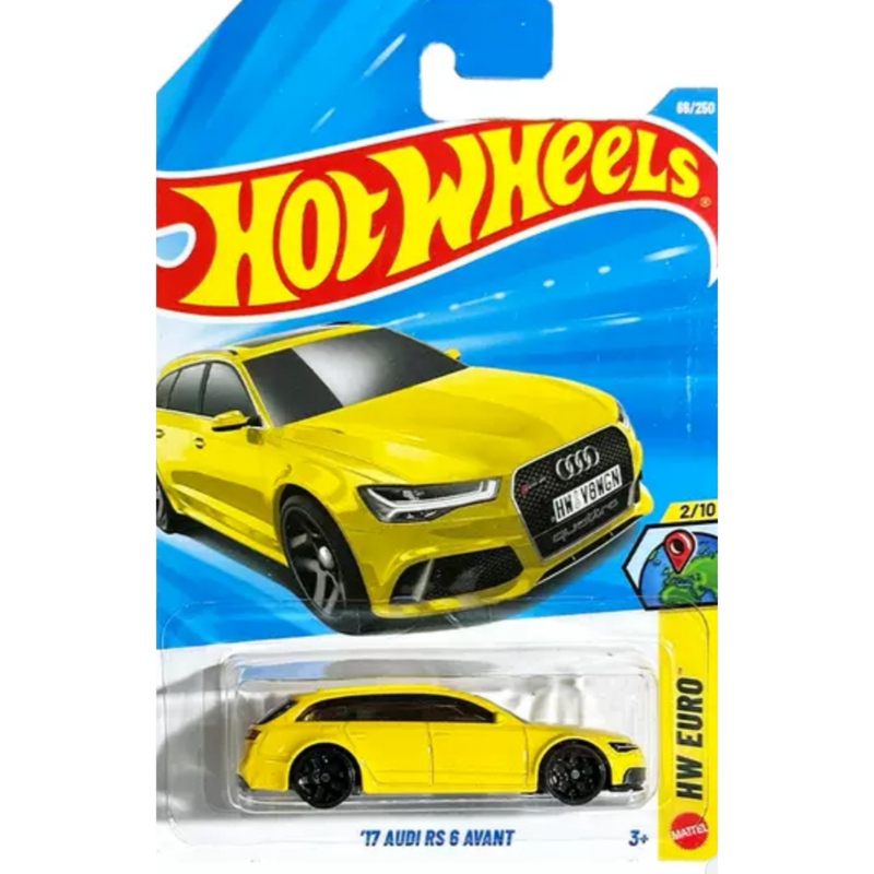 Hotwheels Audi Rs6 Wagon Yellow Audi Rs6 66 26C