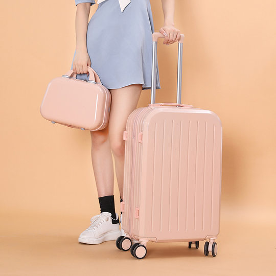 Student fashion suitcase male 24 inch trolley case female universal wheel mother box 26 inch suitcase boarding password box