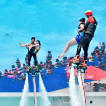 2020 foreign trade original new original motorboat watercraft flying shoe board business performance Double Dragon