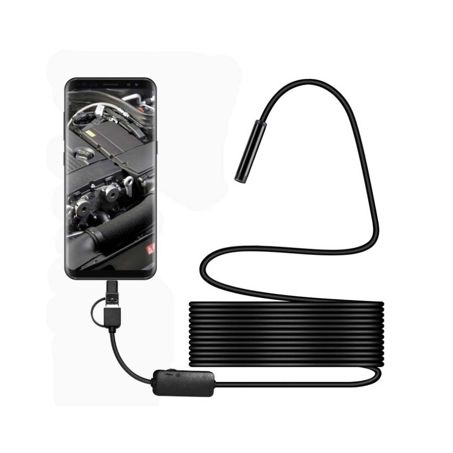 1.3 million 5 5mm Automotive Engine Accumulated Carbon Endoscopy High Picture Quality Photography Head Piping Steam Repair Industrial Android Mobile Phone