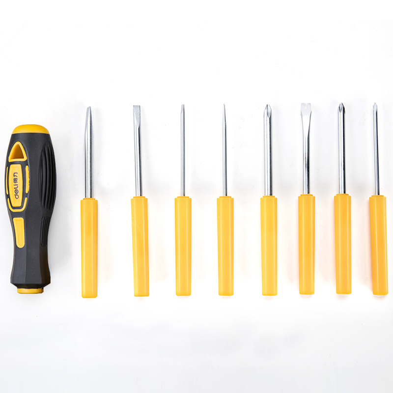 Able Cross screwdrivers suit Y type Plum Blossom Group Full House With Detached Notebook Multifunction 9 pieces