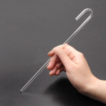 Air pump carbon dioxide CO2 Universal acrylic trachea U type tube Right angle L type siphon bending pipe length 20cm10cm