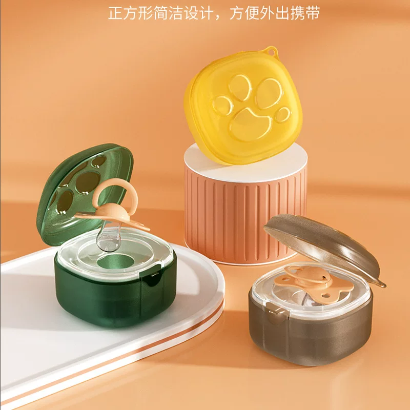 Children's pacifier, tooth fixer, dustproof storage box