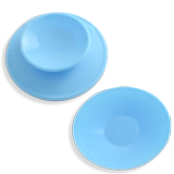 Детская двусторонная посуда для кормления, нескользящая мощная обеденная тарелка