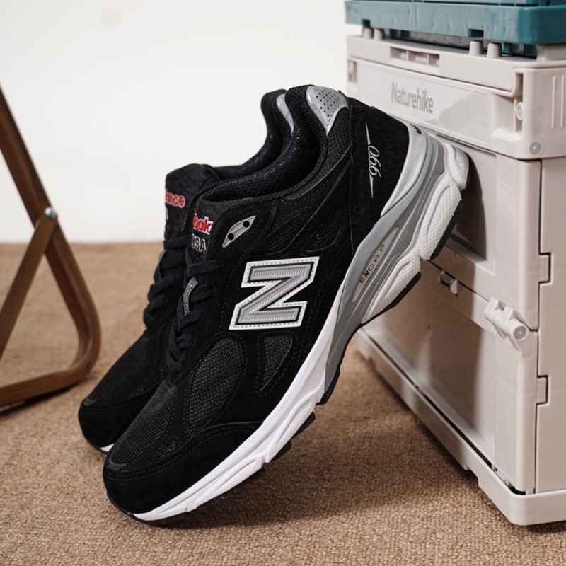 New Balance M990Bs3 990V3 Black American-Made Retro Jogging Casual Shoes New Balance M990Bs3 990V3 Black American-Made Retro Jogging Casual Shoes