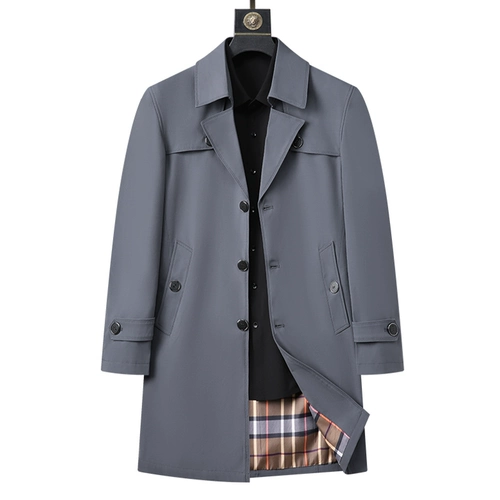 Playboy, длинный весенний осенний плащ для мальчиков, элитное пальто в английском стиле, куртка, большой размер