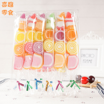 Thailand imported Ruyi brand fruit flavor skewered lollipop gummy 280g 12 Childrens Day gifts