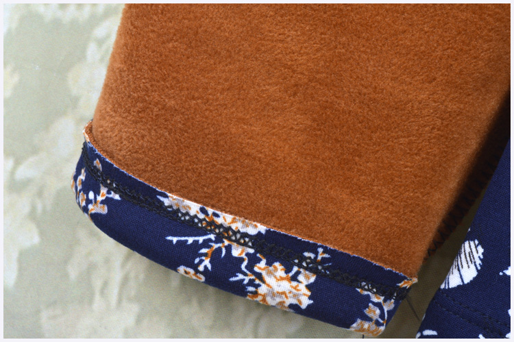 Bà già quần cotton mỏng trung niên quần ấm phần mỏng cộng với phân bón để tăng quần mùa thu cộng với quần nhung ấm cỡ lớn đầu đông quần nhung nữ ấm áp 