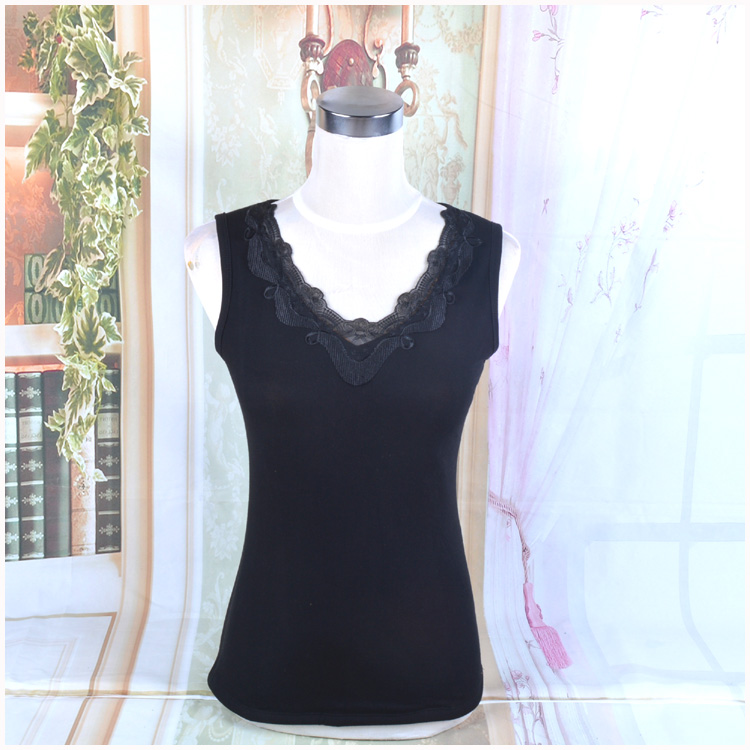 Phụ nữ ấm trung niên vest dày cộng với nhung bó sát mùa đông cotton không tay mặc áo lạnh chạm đáy váy 2 dây