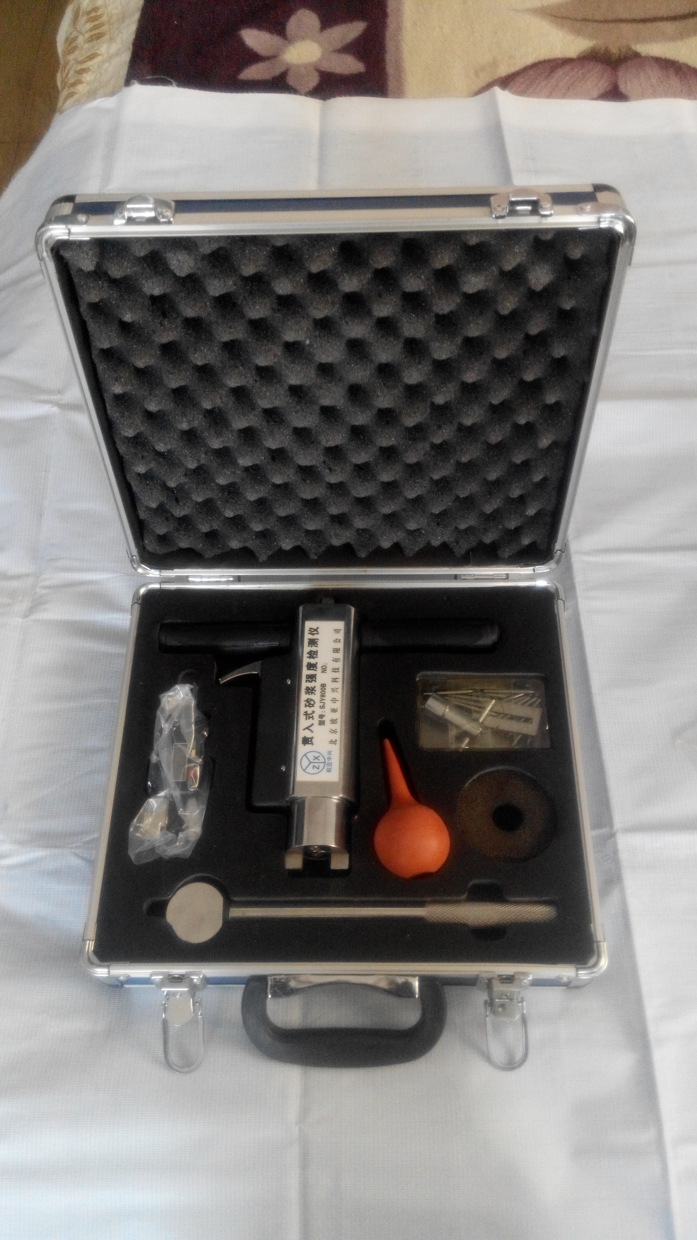 Slam-in-type mortar drag detector SJY-800B mortar slam-in-type strength tester 