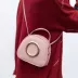 Xu hướng mới 2019 Phiên bản Hàn Quốc cá tính thời trang hoang dã đơn giản túi tròn nhỏ nữ túi pu túi nhỏ Túi Messenger - Túi điện thoại
