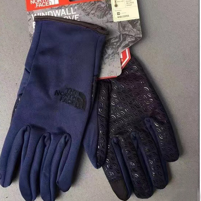 New winter sports outdoor sports and skiing mountain climbing ride can touch screen suede warm gloves 6Jk3
