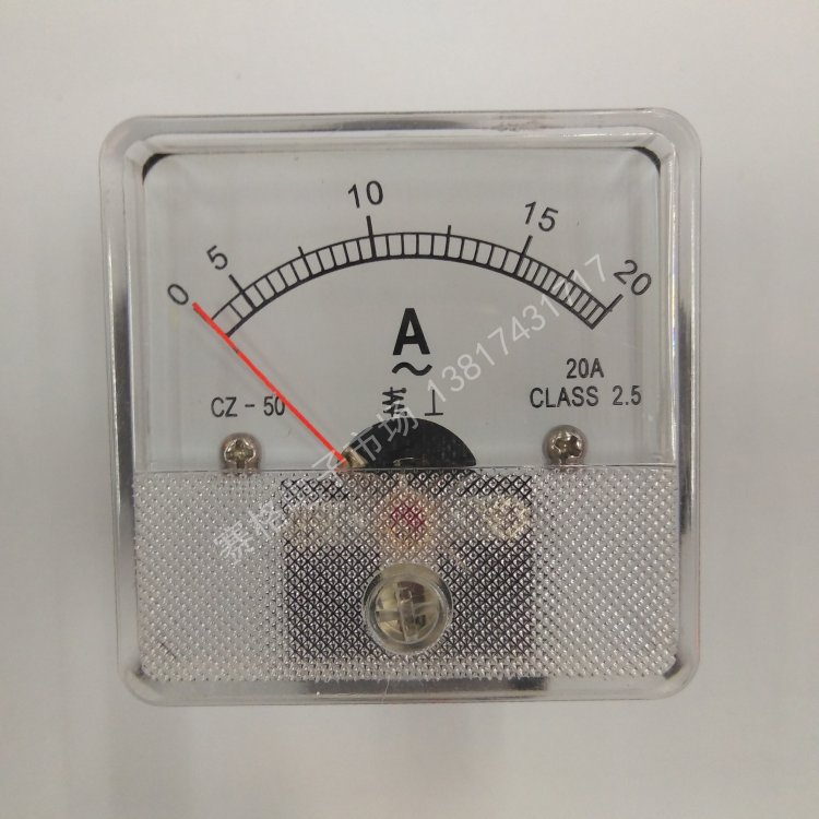 CZ-50 10A 20A Exchange finger-type current meter panel table AC AC meter head meter DH-50