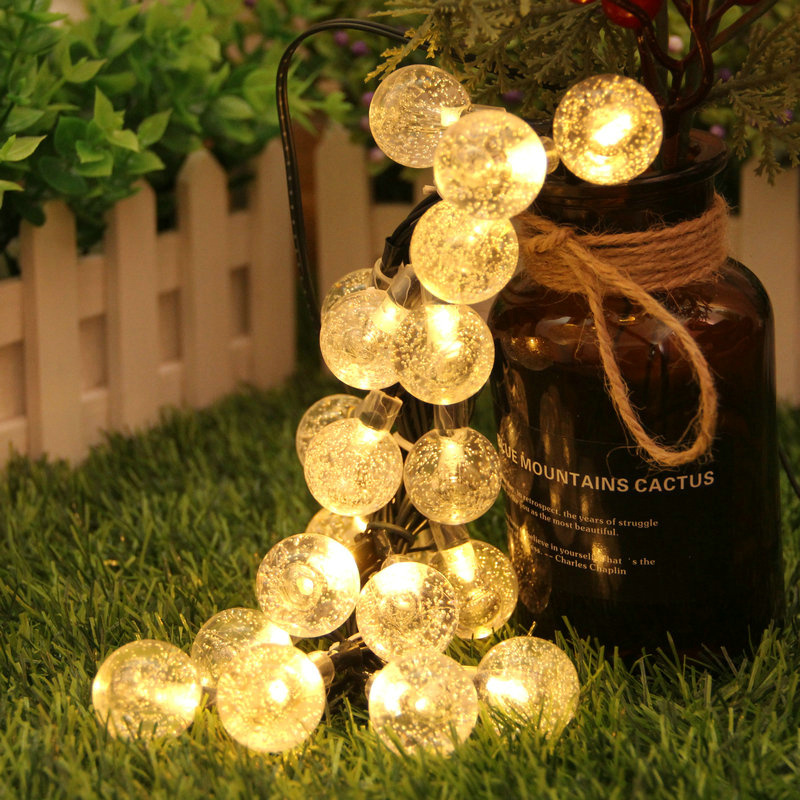 Solar LED String Lights Outdoor Mercury Star Lights Decorated the Garden Lawn Lawn layout tree lamps