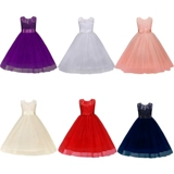 Наряд маленькой принцессы, жилет, платье, длинная юбка, детское пианино, скрипка, подходит для подростков