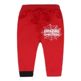 Демисезонный детский комплект для мальчиков для отдыха, лонгслив с капюшоном, штаны