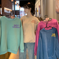 Women's new style of loose autumn Korean version students' Plush thickening