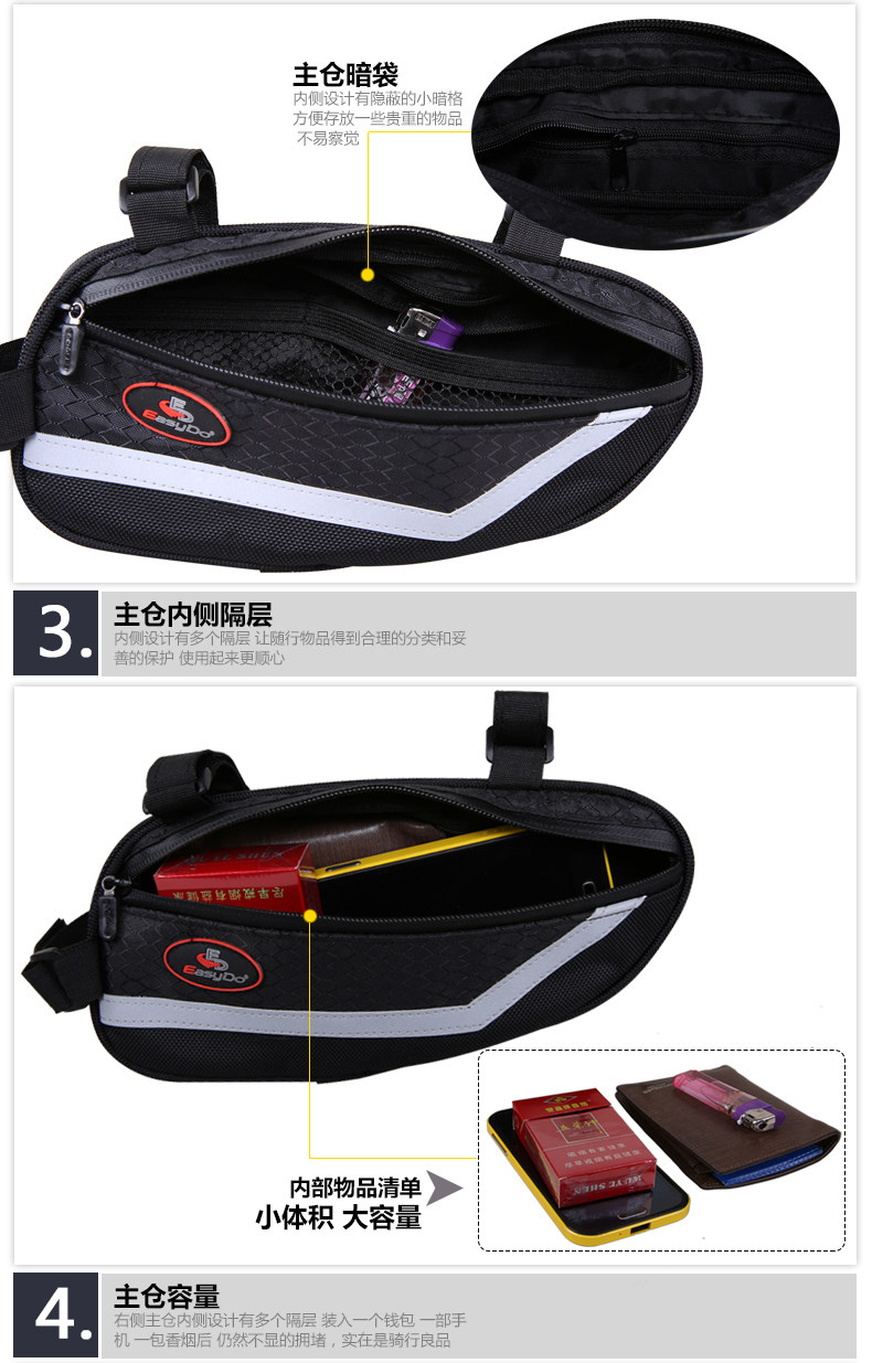 Sacoche pour vélo mixte EASYDO - Ref 2215825 Image 8