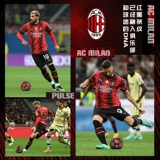 Puma 5 -й футбольный AC Новый сезон Milan's Model Model 4 Football Puma Serie A Команда отмечает мяч коллекции