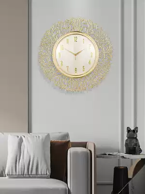 American European light luxury style decoration creative wall clock New Chinese living room atmospheric Artist fashion watch watch watch