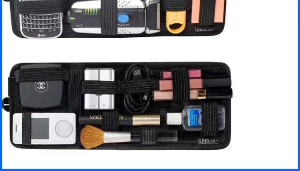 Bảng lưu trữ đàn hồi GRID-IT / túi lót iPad / phụ kiện kỹ thuật số du lịch hoàn thiện túi lưu trữ