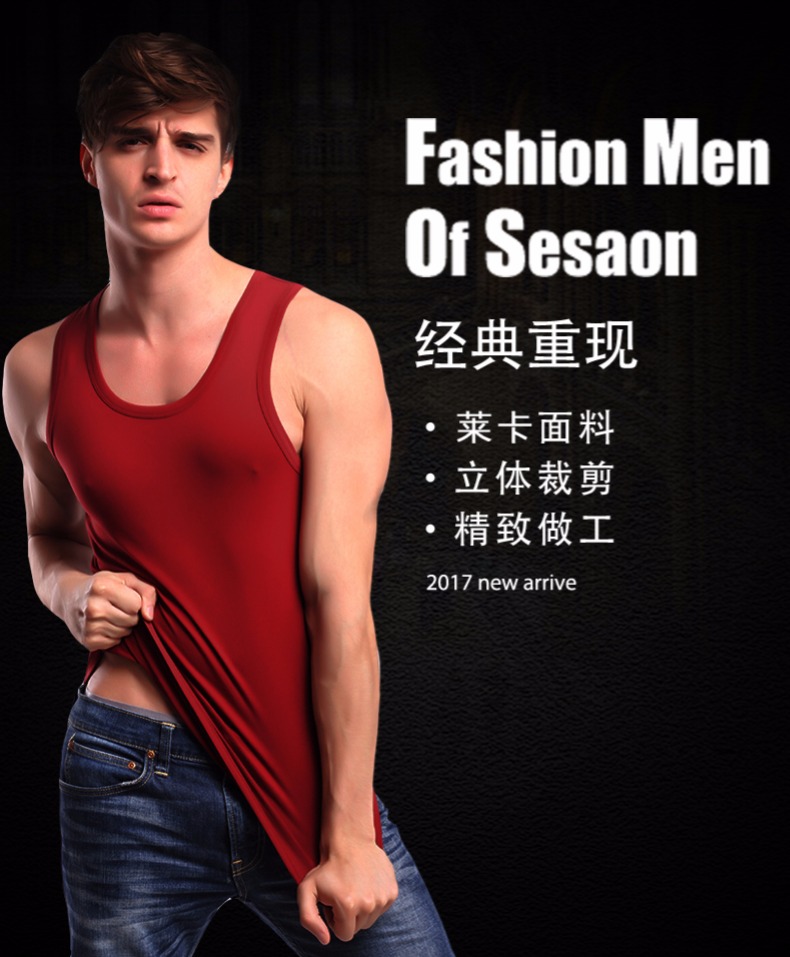 Không tay t-shirt thể thao rào cản vest Slim nam vest thanh niên chặt chẽ tập thể dục Hàn Quốc phiên bản của triều mùa hè cotton