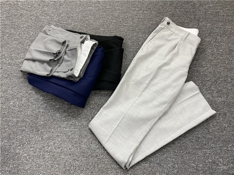 Exported to Japan golf trousers male spring and summer cotton linen breathable sun protection elastic golf trousers