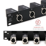 Jiasound bumper board audio dower 4 Core -динамик Om Dual -Pass Socket 1U8 -бит -панель мультфильмы