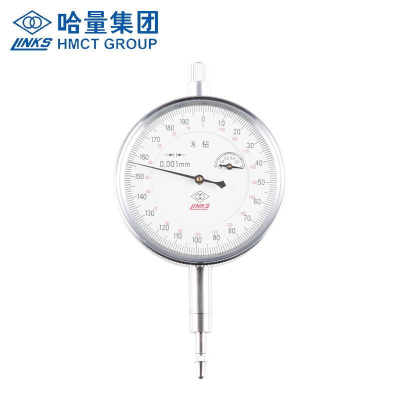 LINKS HA Quantity Dial Indicator 0-1mm Shockproof Dial Indicator 8 Drill Indicator Table