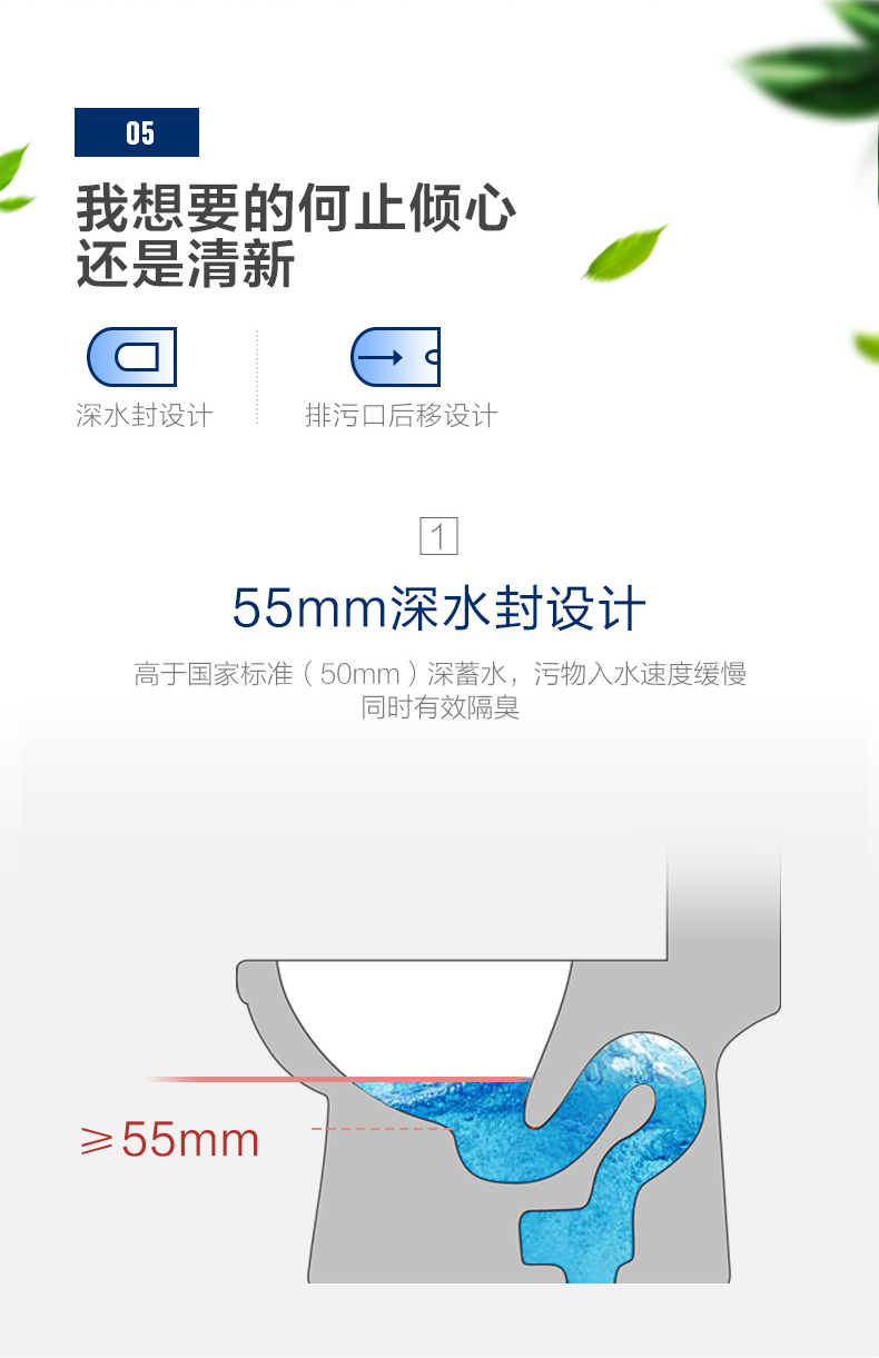 恒洁卫浴 虹吸式抽水马桶 图9