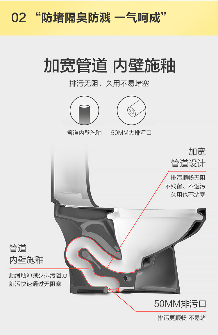 恒洁卫浴 虹吸式抽水马桶 图17