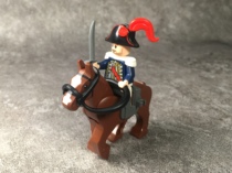 LEGO LEGO man American Civil War Grant general interspersed building block table toy