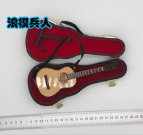 Soldier 1 6 instrument guitar Bass Electric Guitar Folk exquisite boxed BJD small cloth peach