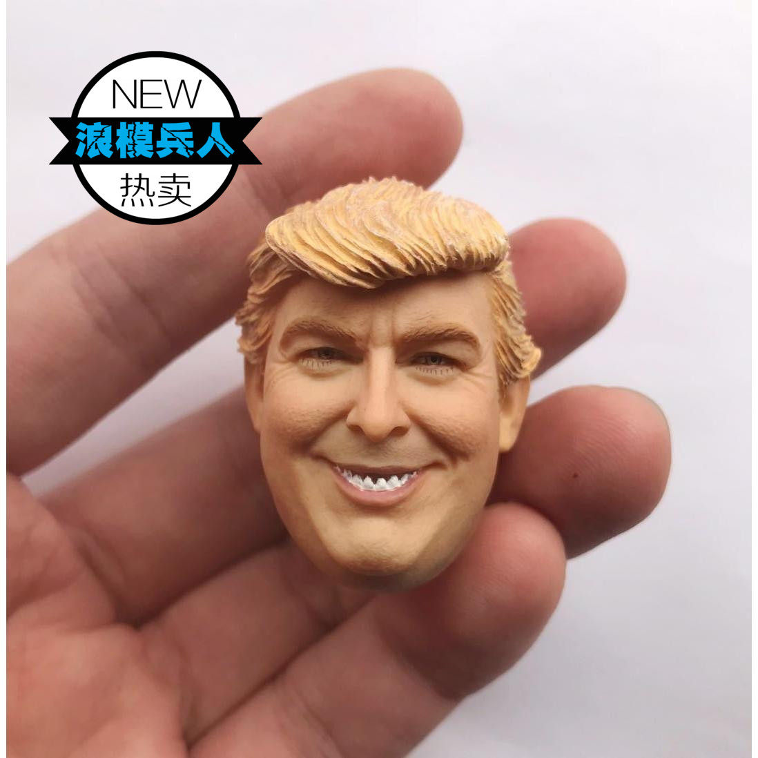 1 6 soldiers US President Donald Trump Donald Trump head sculpted model spot (batch)