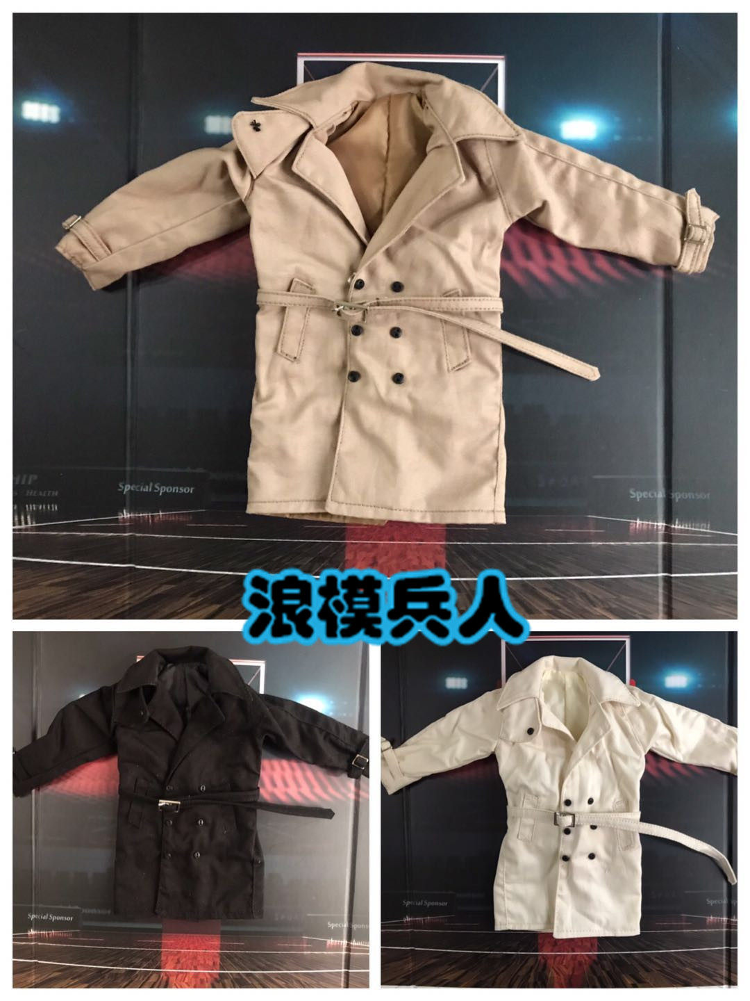 1 6 soldiers windbreaker coat coat casual clothing three colors optional fashion fashion