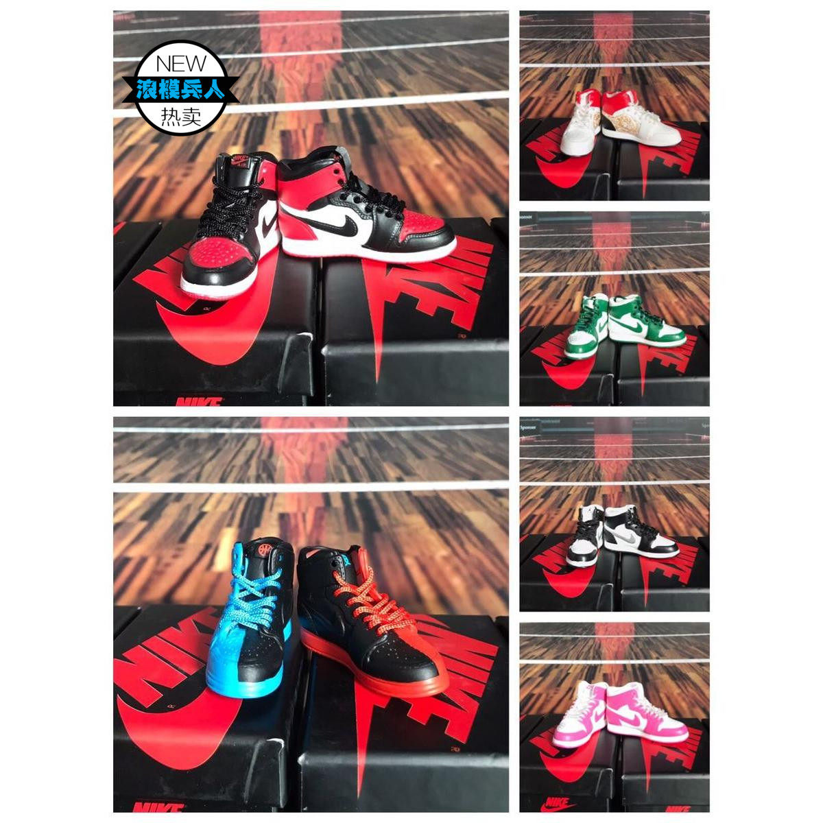 Soldier 1 6 26 KU AJ1 Basketball Shoes Snacks OB tattoo Non - real person wearing hollow