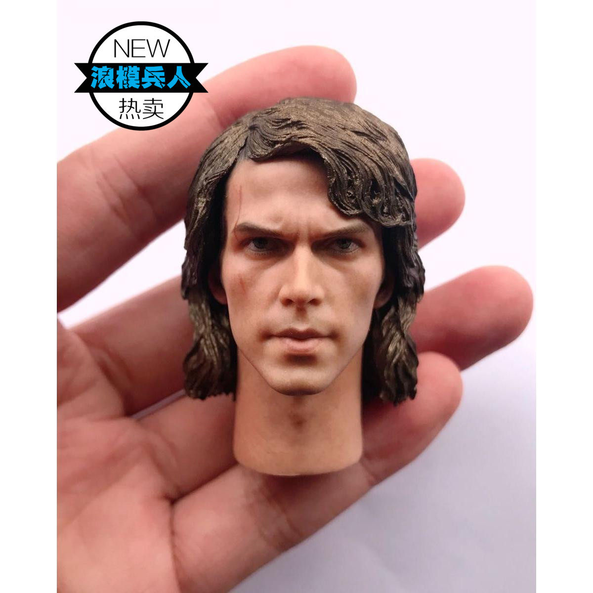 Spot 1 6 non-HT Anak gold Skywalker Anakin soldier's head engraving