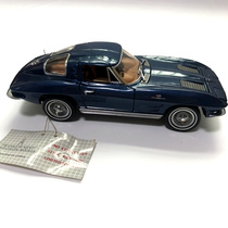Franklin limited edition carbon fiber 1:24 1963 nian Chevrolet CORVETTE car model
