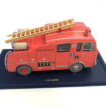 1:43TinTin classic Tintin adventure fire truck simulation alloy car model