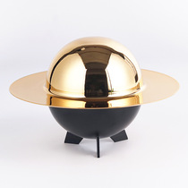 Light luxury planet ornaments model room childrens room living room wine cabinet coffee table storage storage box flower utensils planet decorations